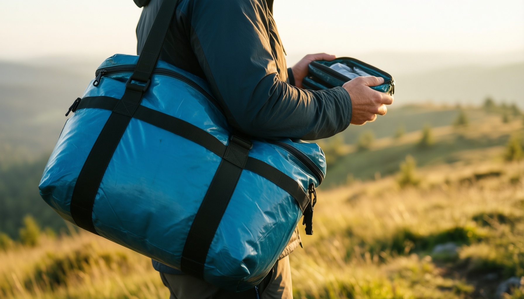 dry bag set review — illustrative AI-generated lifestyle image
