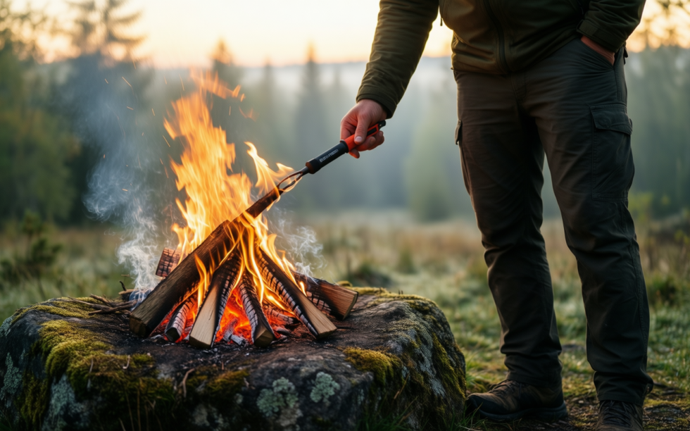 ferro rod fire starter kit 2 — illustrative AI-generated lifestyle image