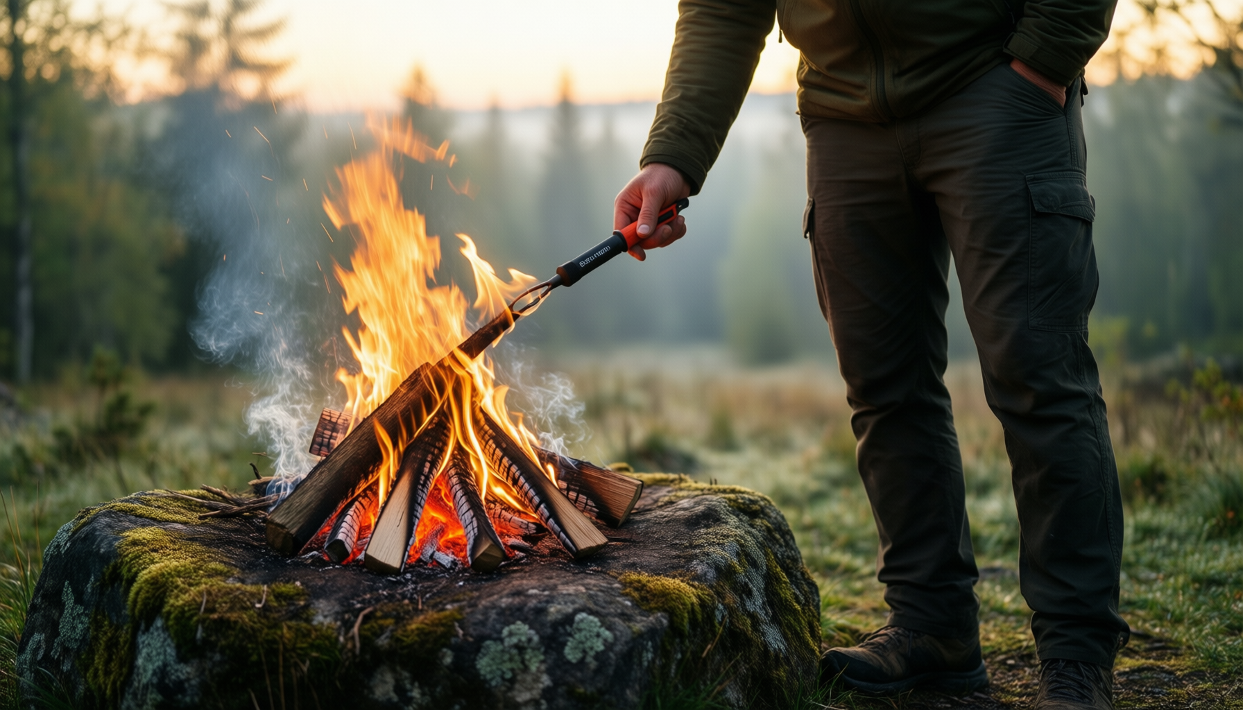 ferro rod fire starter kit 2 — illustrative AI-generated lifestyle image