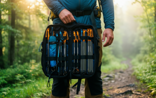 ferro rod fire starter kit — illustrative AI-generated lifestyle image