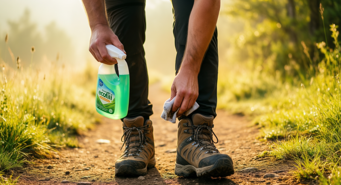 grangers footwear gear cleaner eco refill — illustrative AI-generated lifestyle image