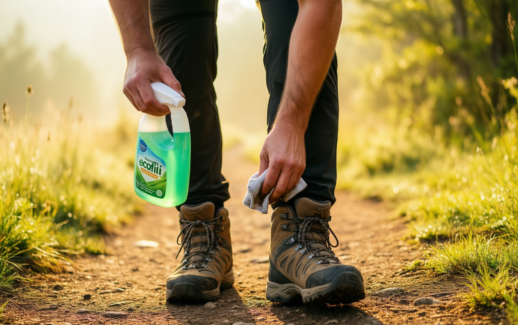 grangers footwear gear cleaner eco refill — illustrative AI-generated lifestyle image