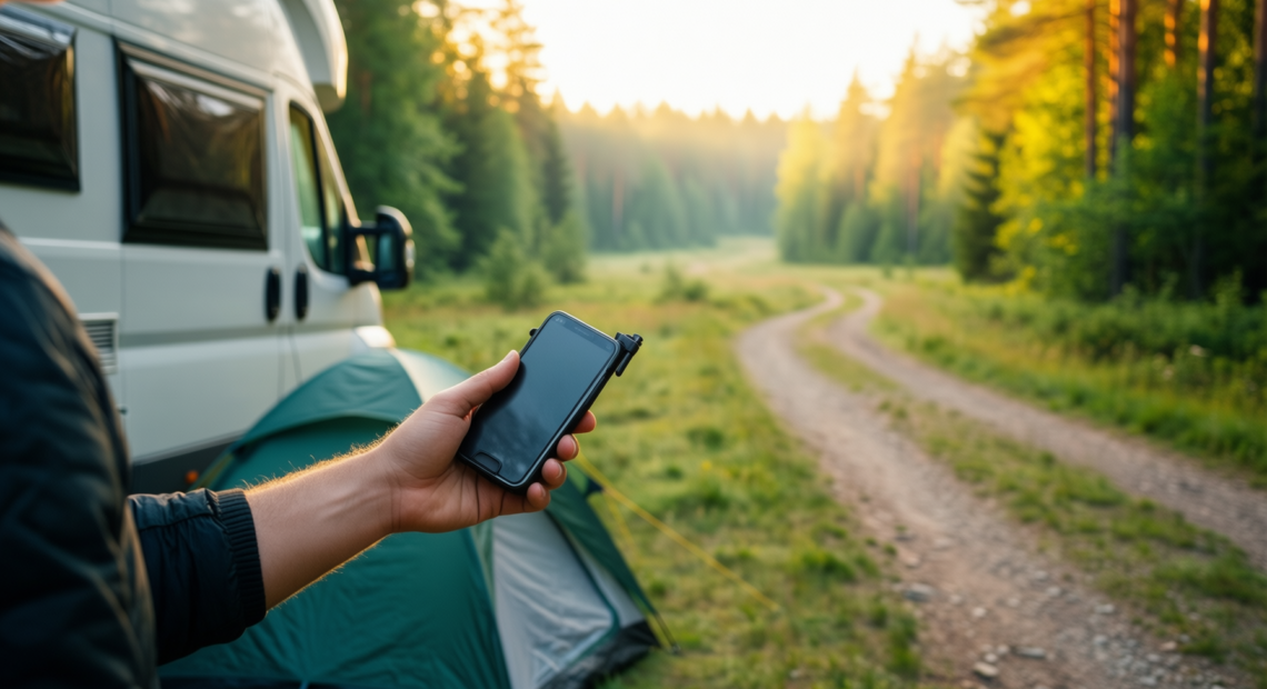 lepro camping lantern review — illustrative AI-generated lifestyle image