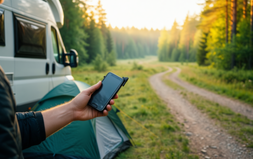 lepro camping lantern review — illustrative AI-generated lifestyle image
