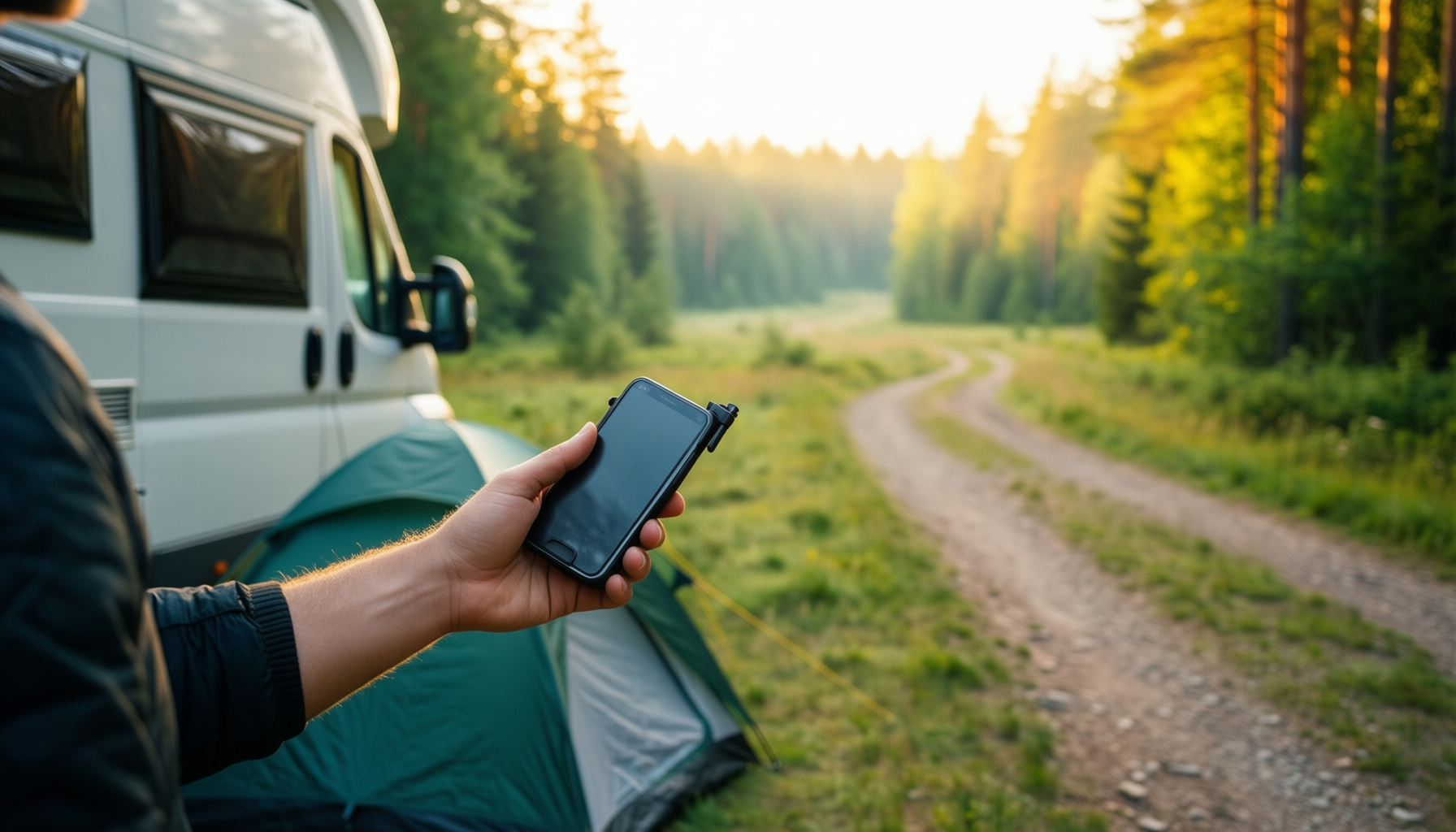 lepro camping lantern review — illustrative AI-generated lifestyle image
