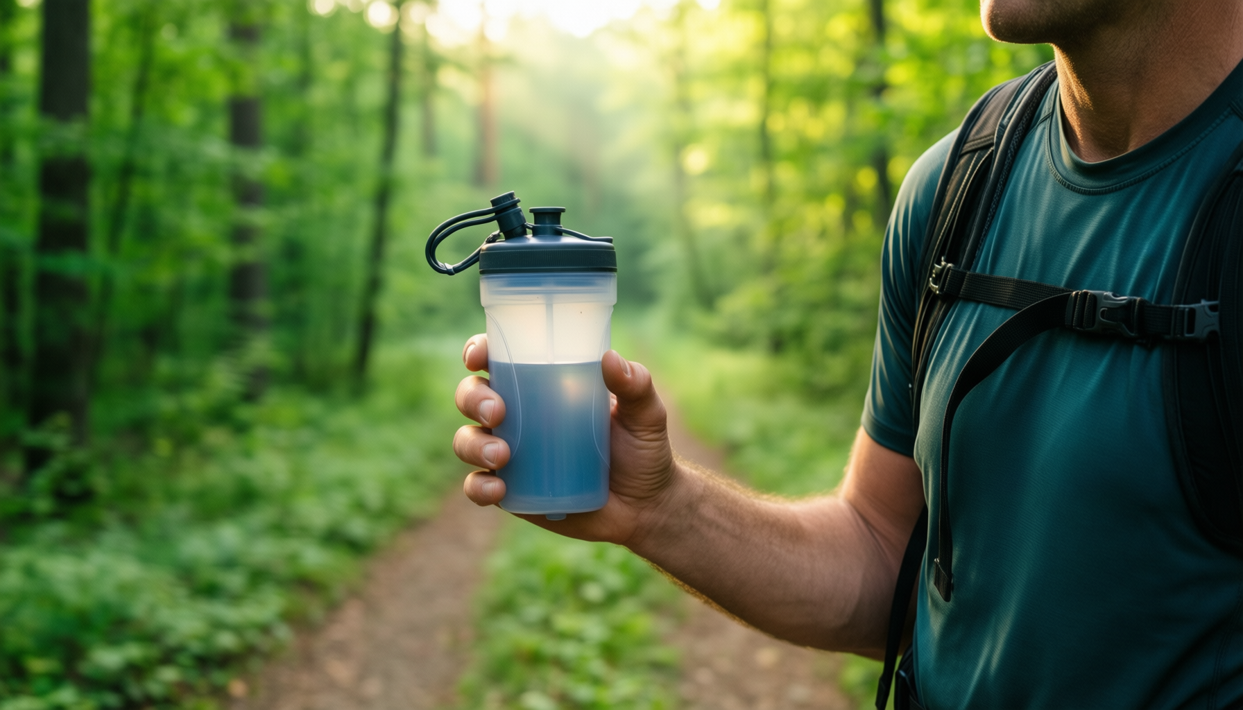 lifestraw personal water filter review — illustrative AI-generated lifestyle image