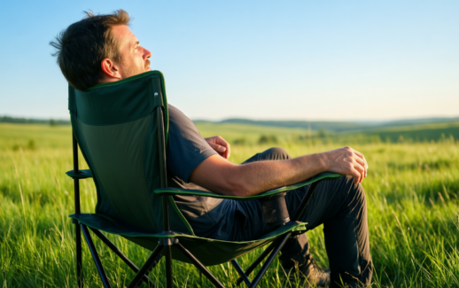 lightweight camping chair for backpacking 2 — illustrative AI-generated lifestyle image