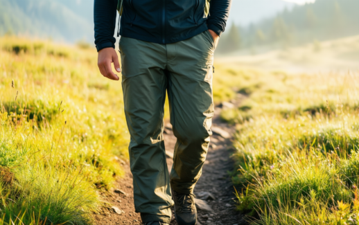 mens waterproof hiking pants — illustrative AI-generated lifestyle image