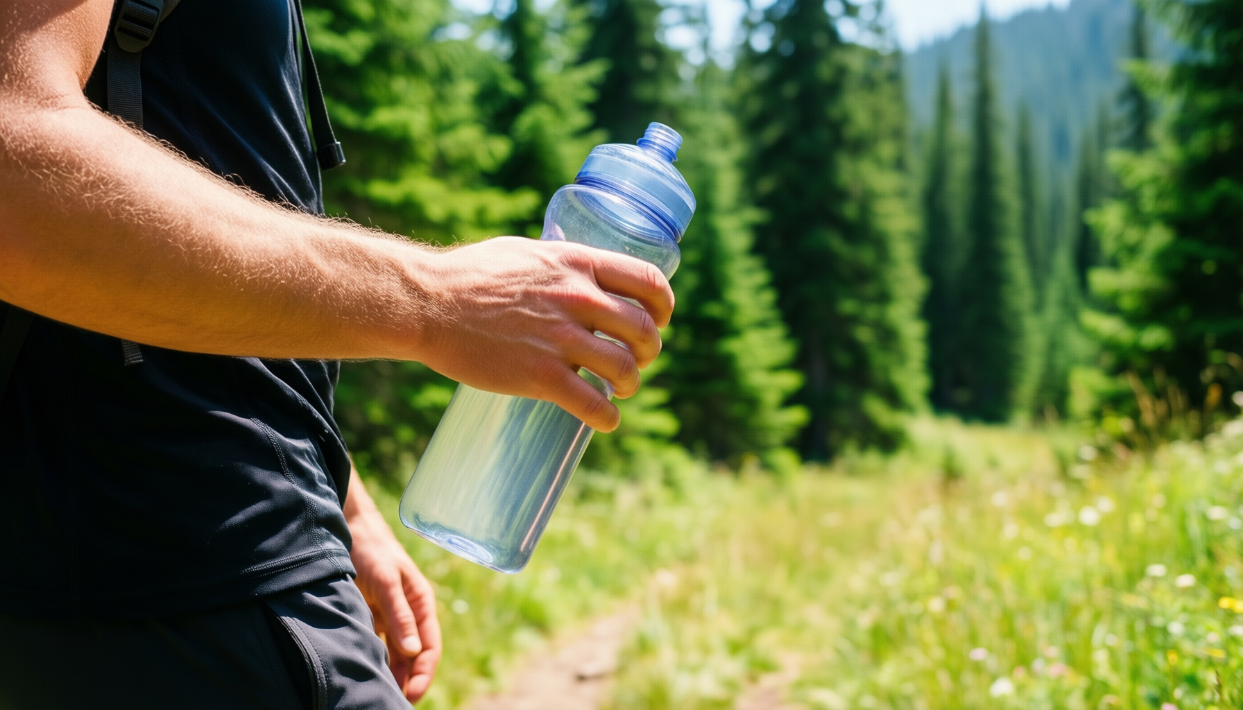 nalgene wide mouth 1l bottle review — illustrative AI-generated lifestyle image