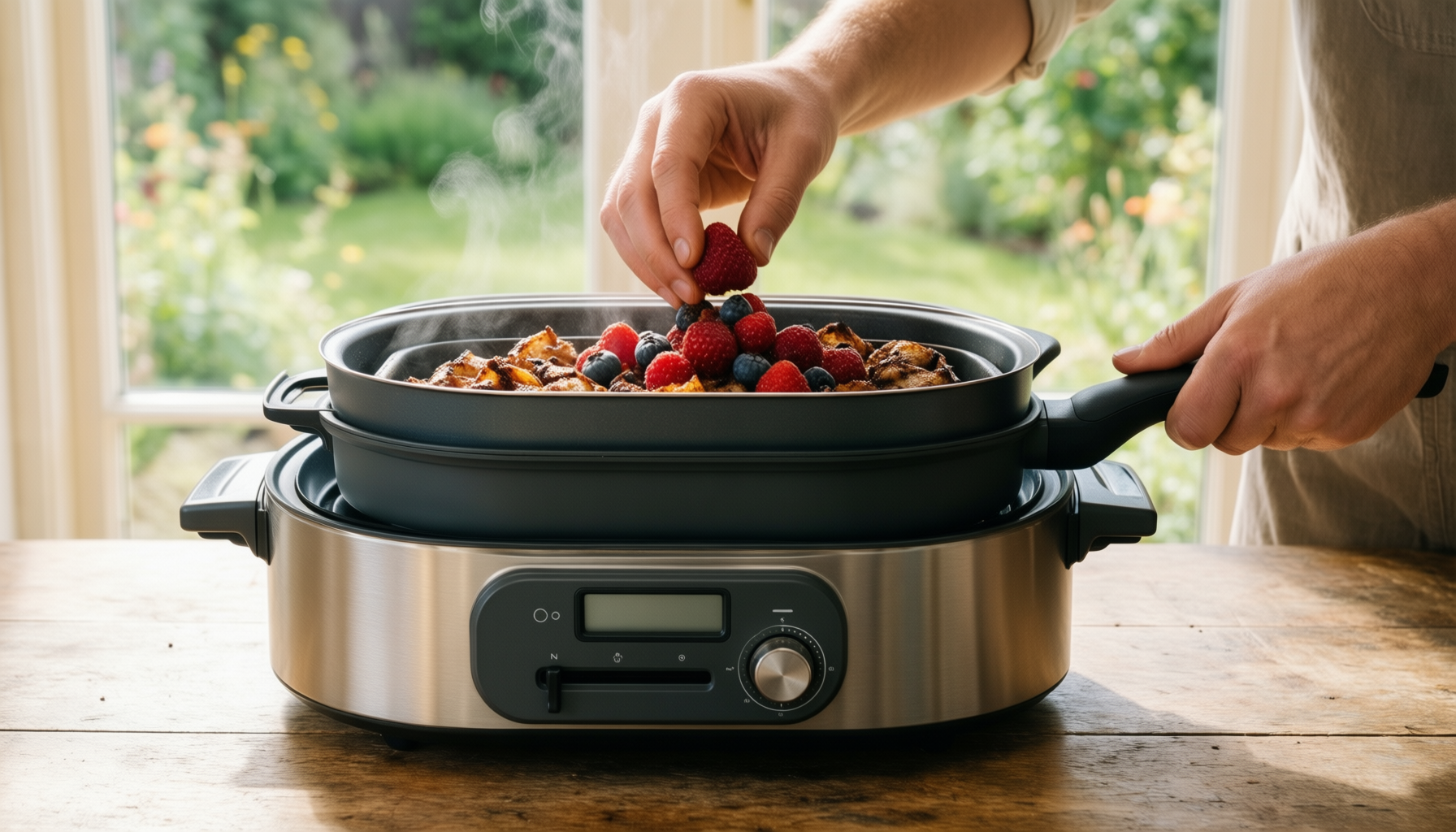 non stick saucepan set with removable handle 2 — illustrative AI-generated lifestyle image