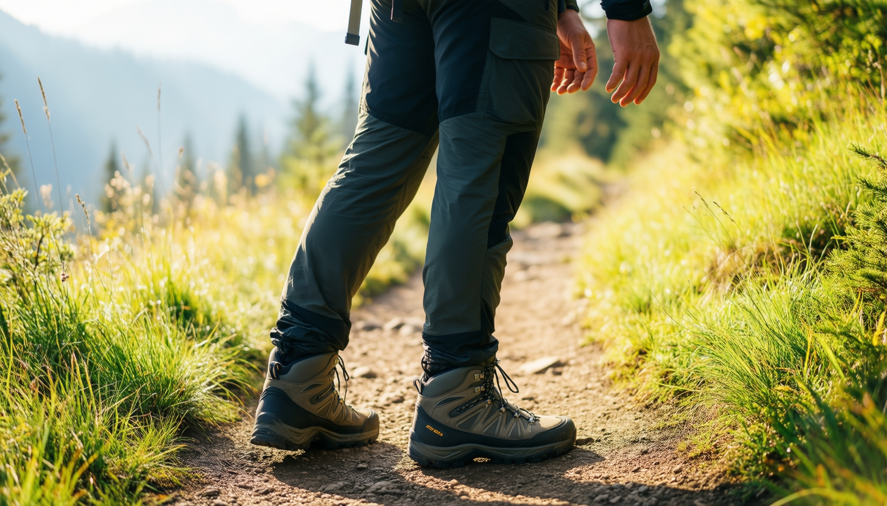 salomon x ultra 4 mid gtx review — illustrative AI-generated lifestyle image