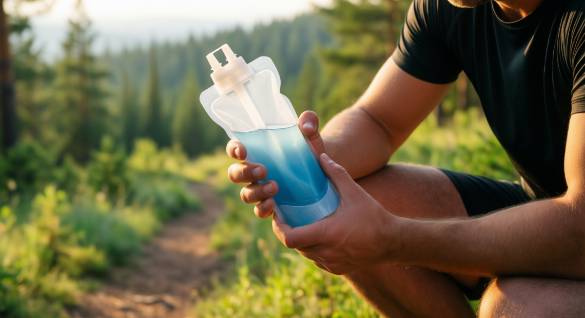 sawyer squeeze water filter review — illustrative AI-generated lifestyle image