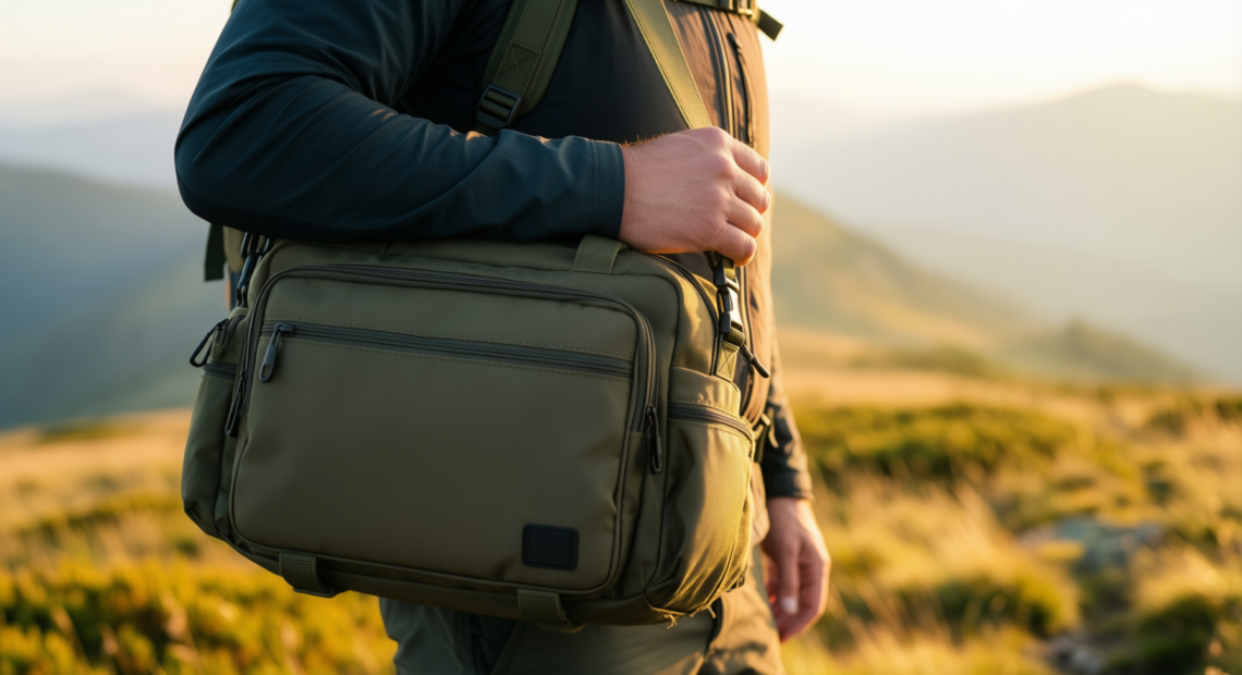 tactical laptop bag uk — illustrative AI-generated lifestyle image
