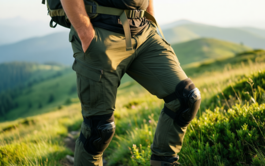 tactical pants for men with knee pads — illustrative AI-generated lifestyle image