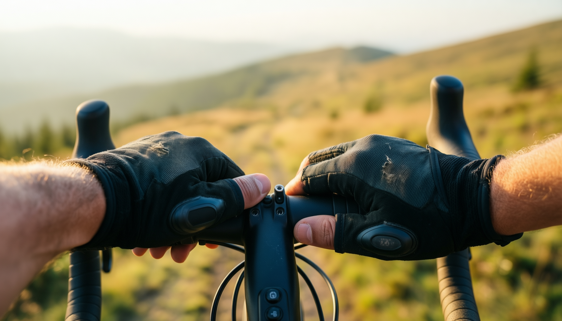 touch screen motorcycle gloves — illustrative AI-generated lifestyle image