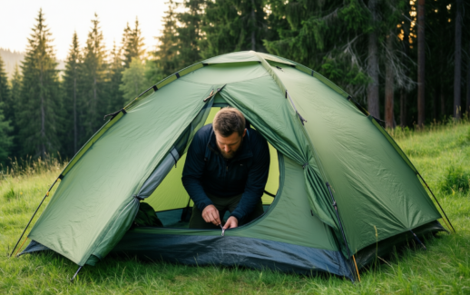 vango banshee pro 200 tent review — illustrative AI-generated lifestyle image
