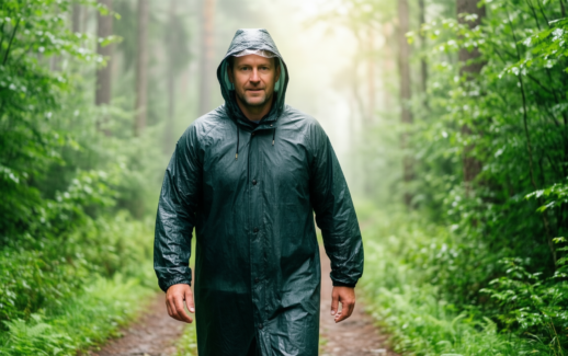 waterproof rain poncho for adults 2 — illustrative AI-generated lifestyle image