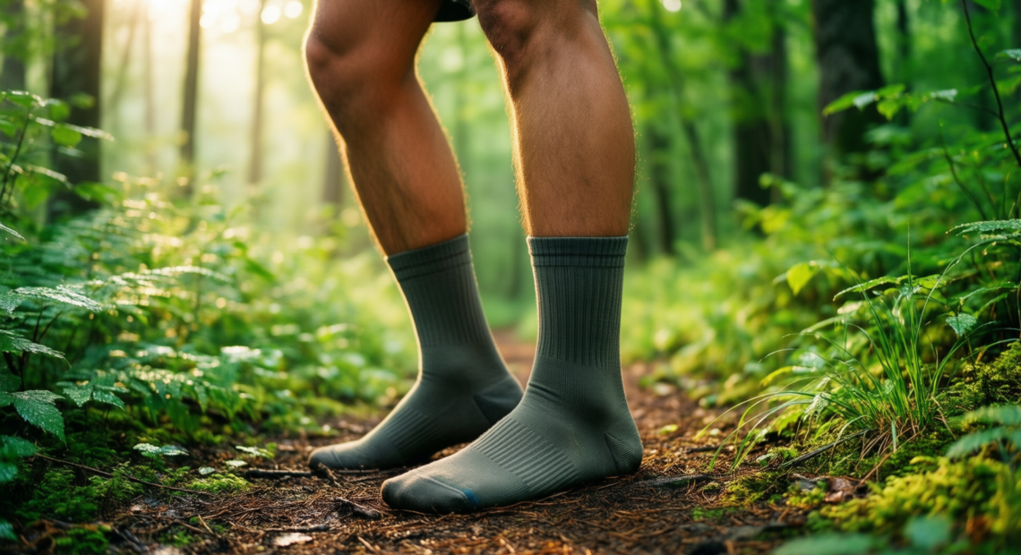 waterproof wudhu socks — illustrative AI-generated lifestyle image