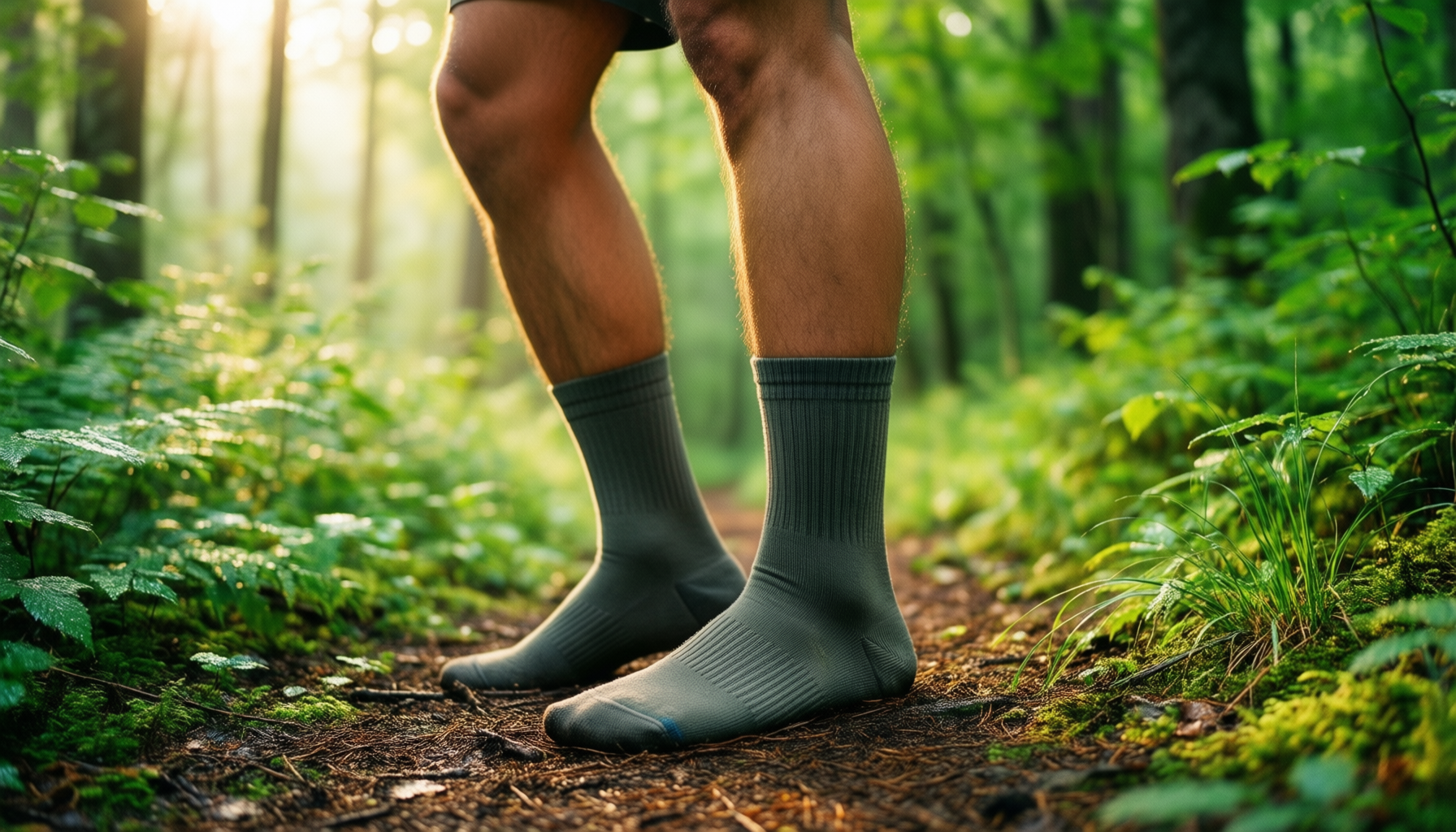 waterproof wudhu socks — illustrative AI-generated lifestyle image