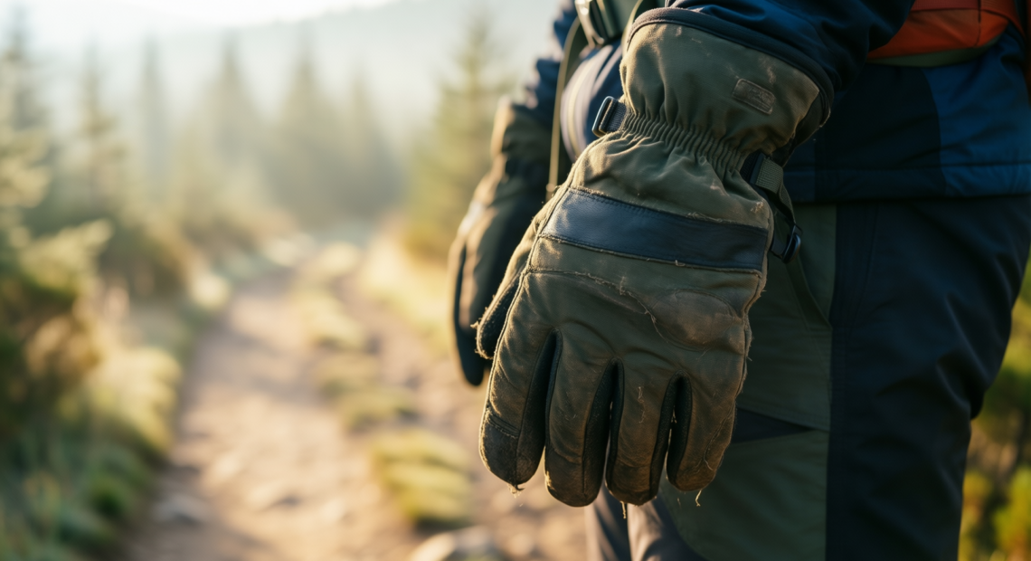 westwood fox winter gloves — illustrative AI-generated lifestyle image