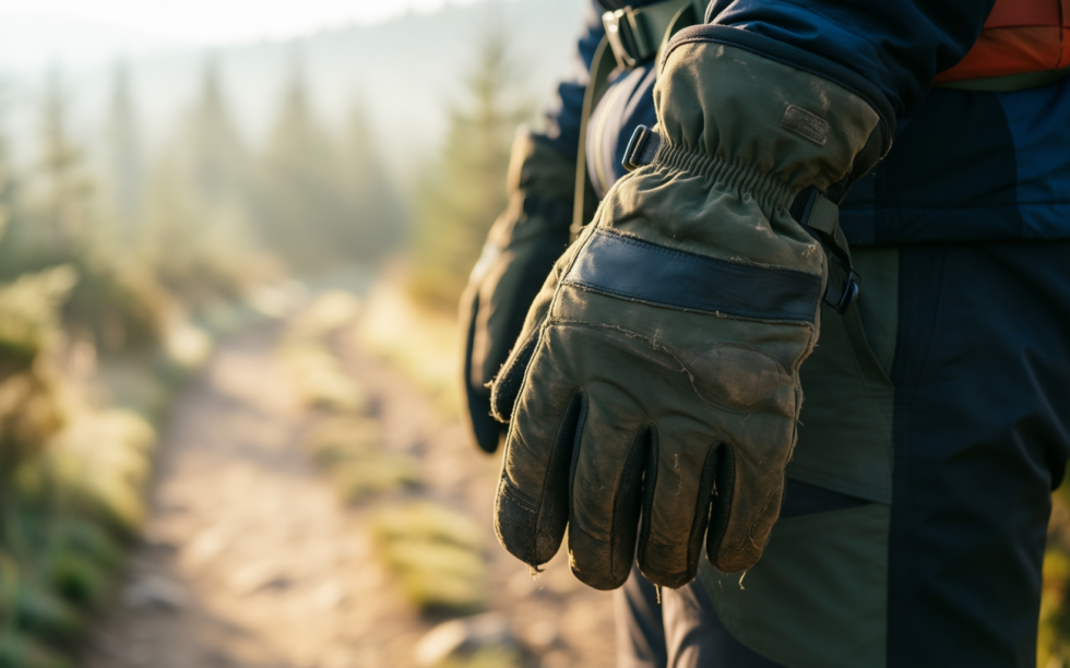 westwood fox winter gloves — illustrative AI-generated lifestyle image