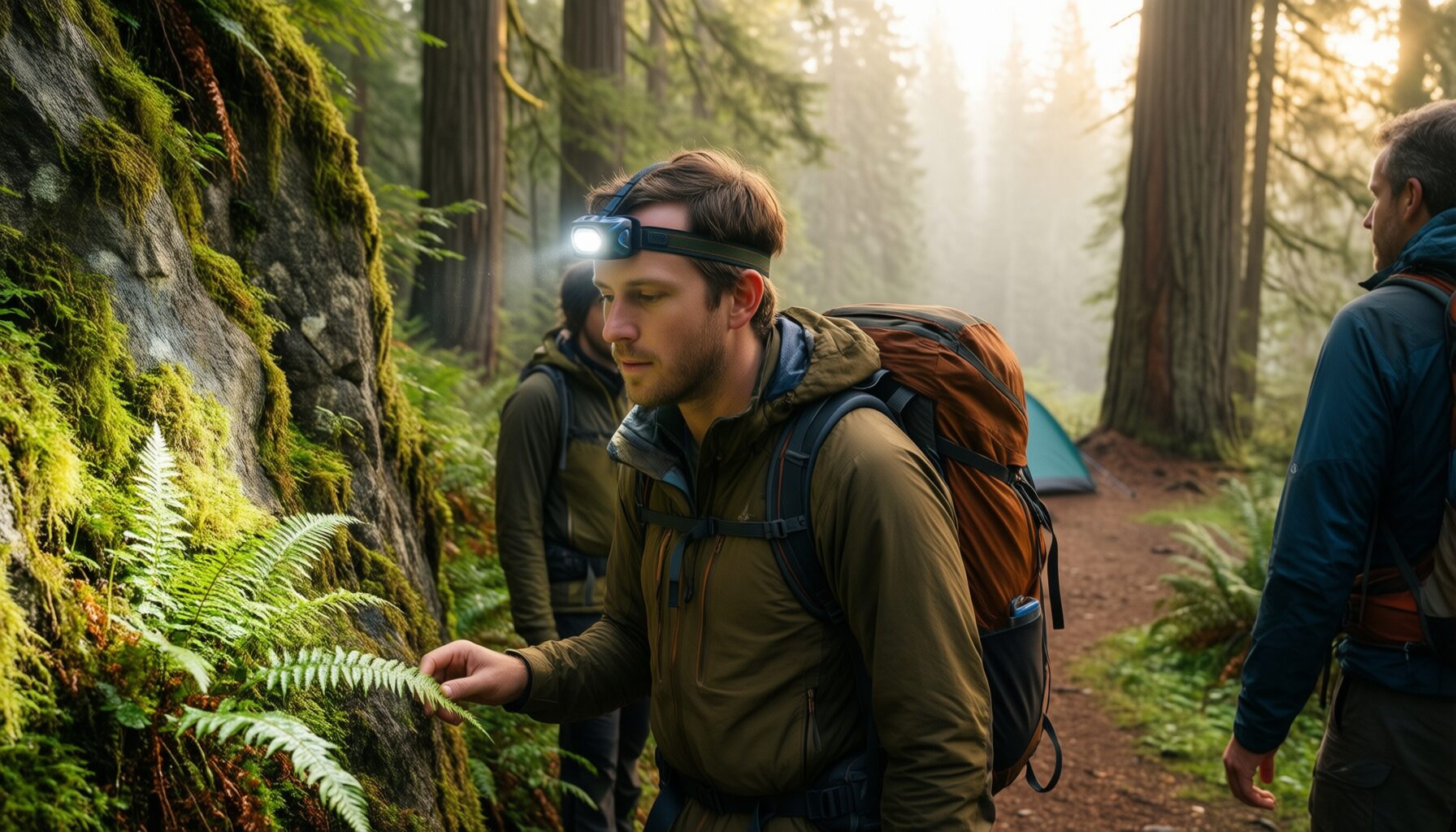 black diamond spot 400 headlamp review — illustrative AI-generated lifestyle image
