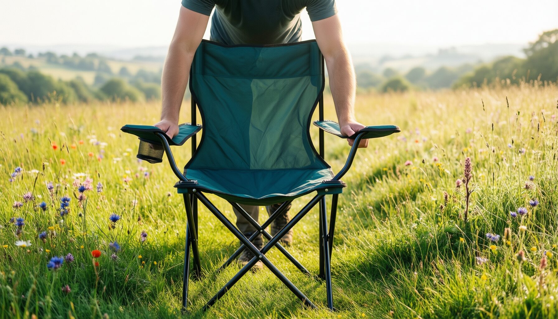 helinox chair zero review — illustrative AI-generated lifestyle image
