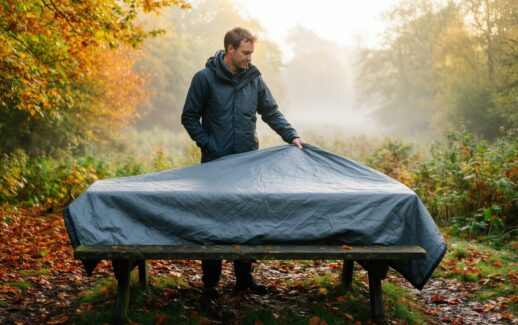 reusable emergency blanket uk — illustrative AI-generated lifestyle image
