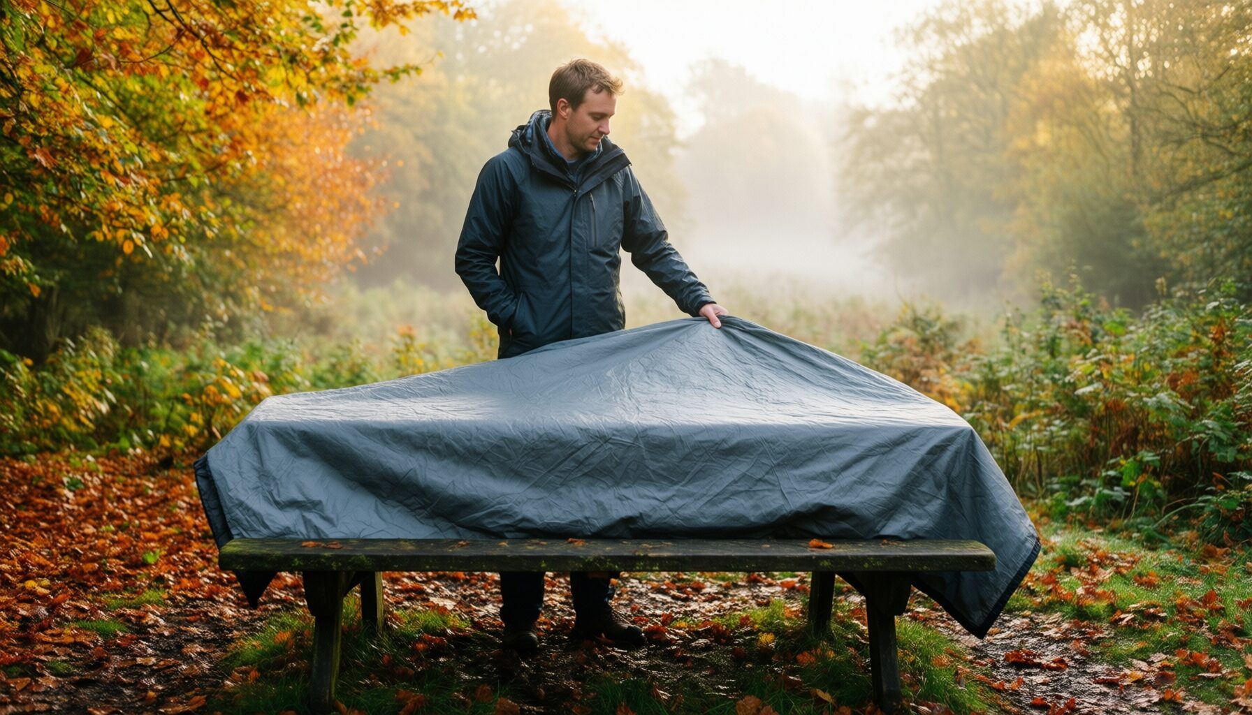 reusable emergency blanket uk — illustrative AI-generated lifestyle image