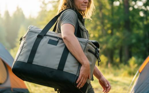 lifewit cooler bag 30 cans — illustrative AI-generated lifestyle image