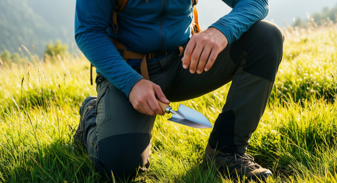 best ultralight backpacking trowel uk — illustrative AI-generated lifestyle image