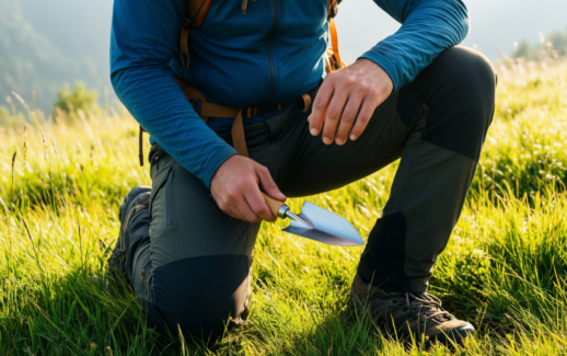 best ultralight backpacking trowel uk — illustrative AI-generated lifestyle image