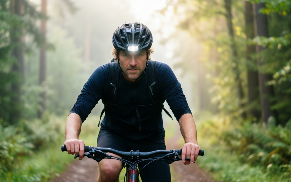petzl bindi 200 lumens black — illustrative AI-generated lifestyle image