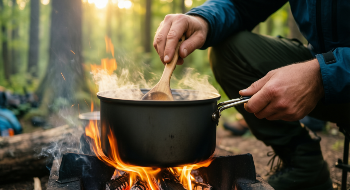 trangia 25-2 gb cookset — illustrative AI-generated lifestyle image