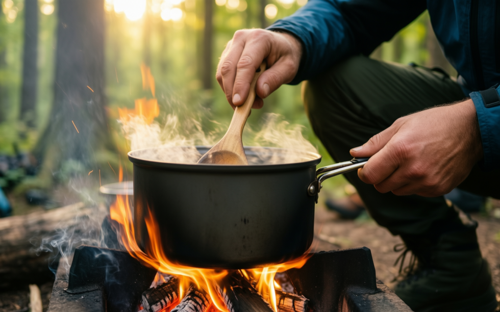 trangia 25-2 gb cookset — illustrative AI-generated lifestyle image