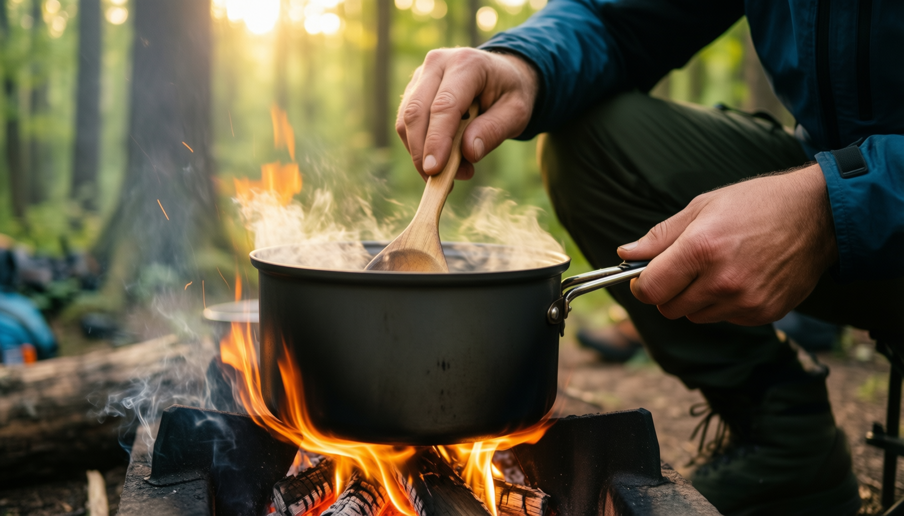 trangia 25-2 gb cookset — illustrative AI-generated lifestyle image