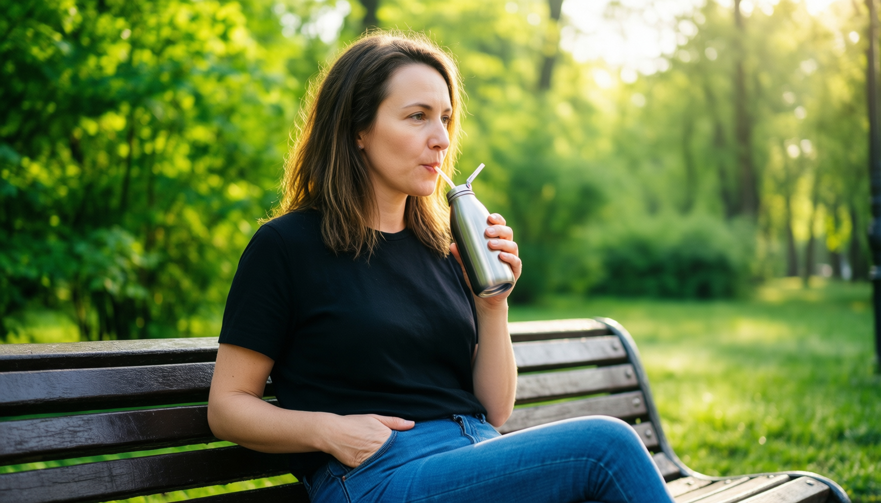 stanley 1913 flip straw 2.0 review — illustrative AI-generated lifestyle image