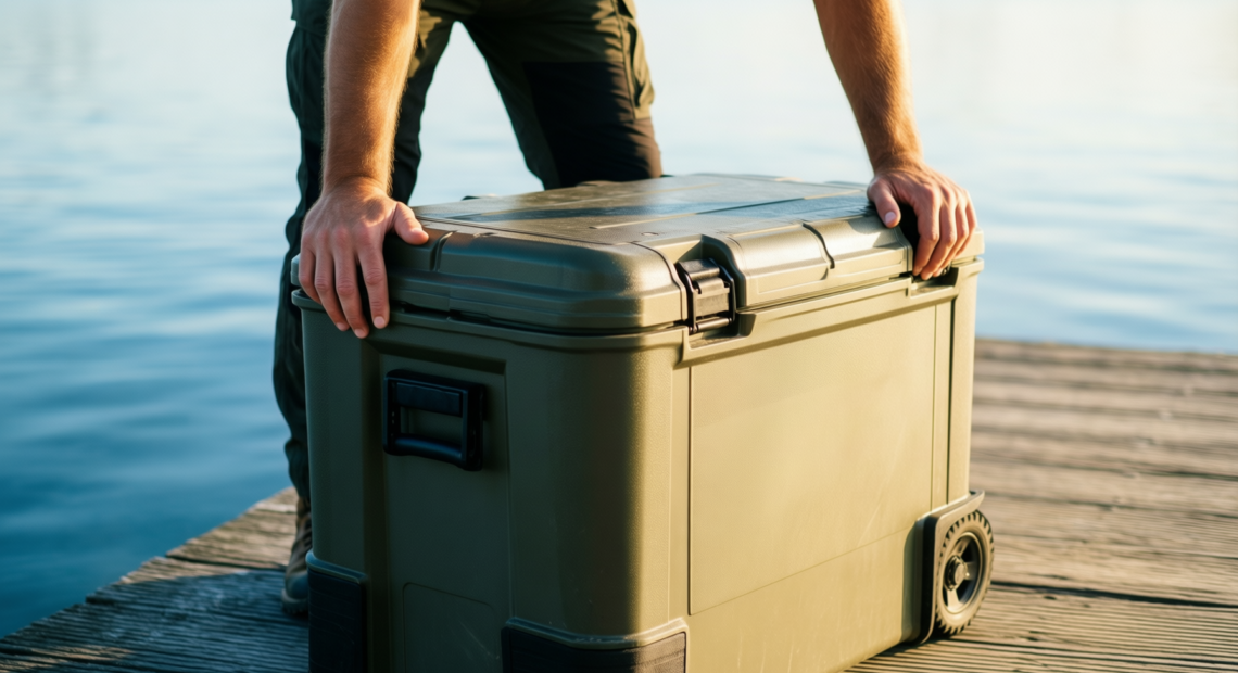 yeti tundra 65 cooler — illustrative AI-generated lifestyle image