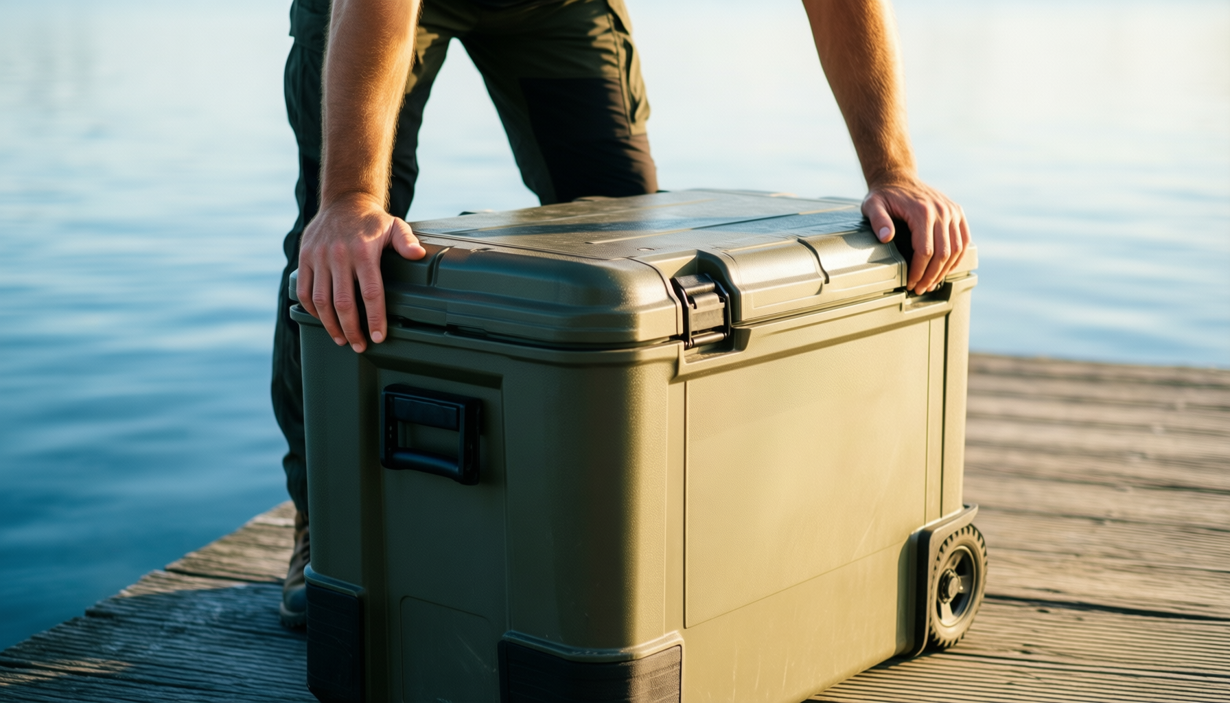 yeti tundra 65 cooler — illustrative AI-generated lifestyle image