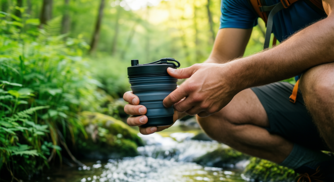 katadyn bfree water filter — illustrative AI-generated lifestyle image