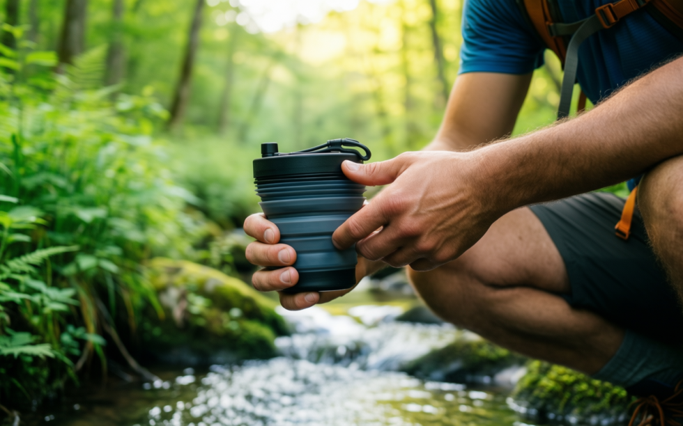 katadyn bfree water filter — illustrative AI-generated lifestyle image