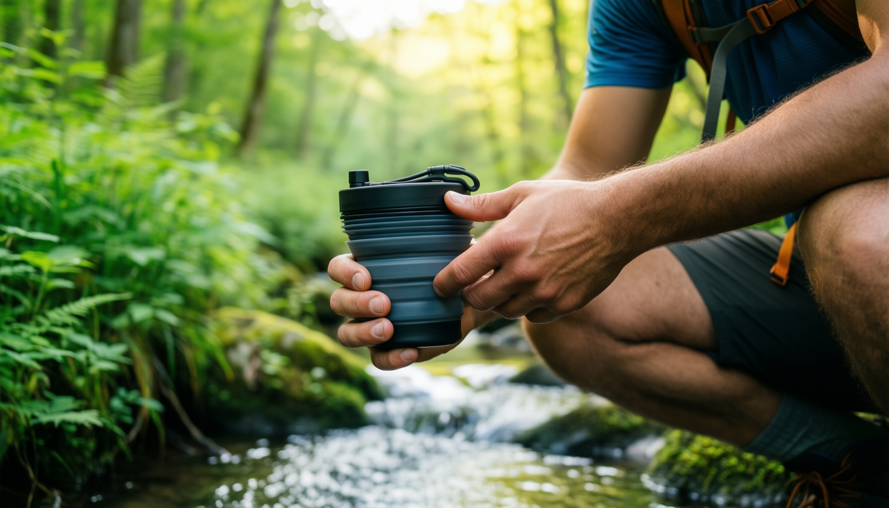 katadyn bfree water filter — illustrative AI-generated lifestyle image