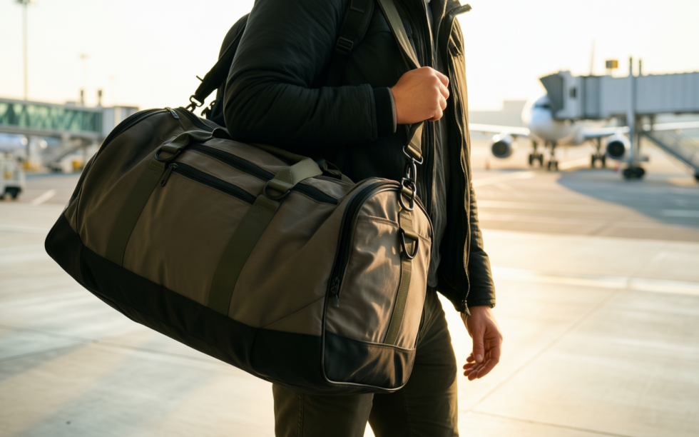 columbia landroamer 60l duffel review — illustrative AI-generated lifestyle image