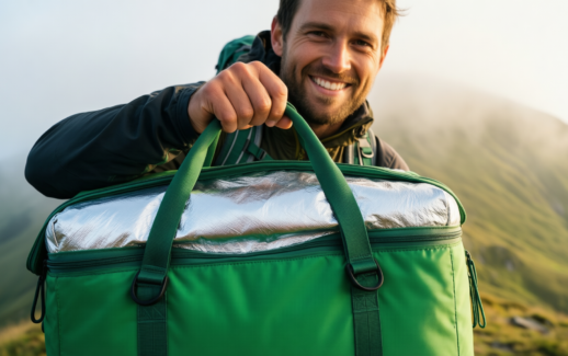 hulongo large waterproof insulated cooler backpack — illustrative AI-generated lifestyle image