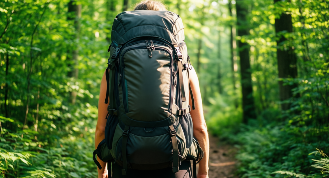 osprey europe women's backpack 50l — illustrative AI-generated lifestyle image
