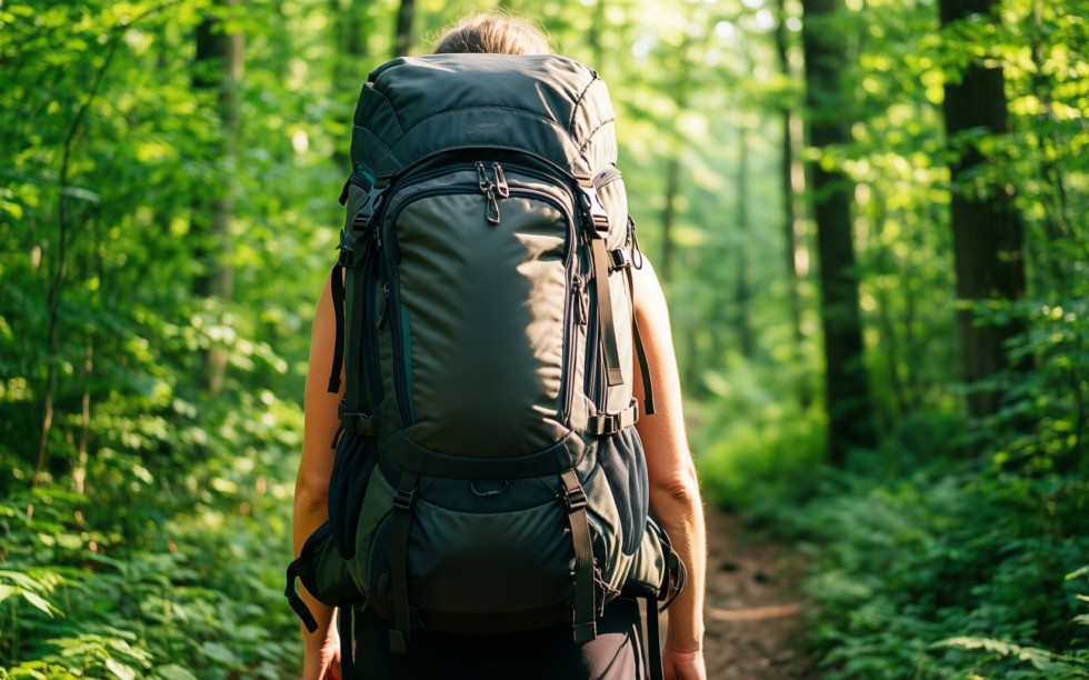 osprey europe women's backpack 50l — illustrative AI-generated lifestyle image