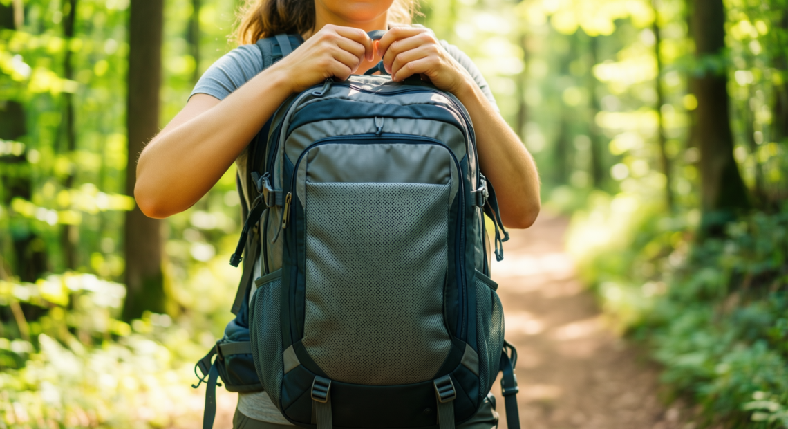 osprey sirrus women's backpack 24l — illustrative AI-generated lifestyle image