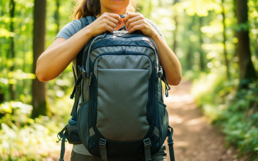 osprey sirrus women's backpack 24l — illustrative AI-generated lifestyle image