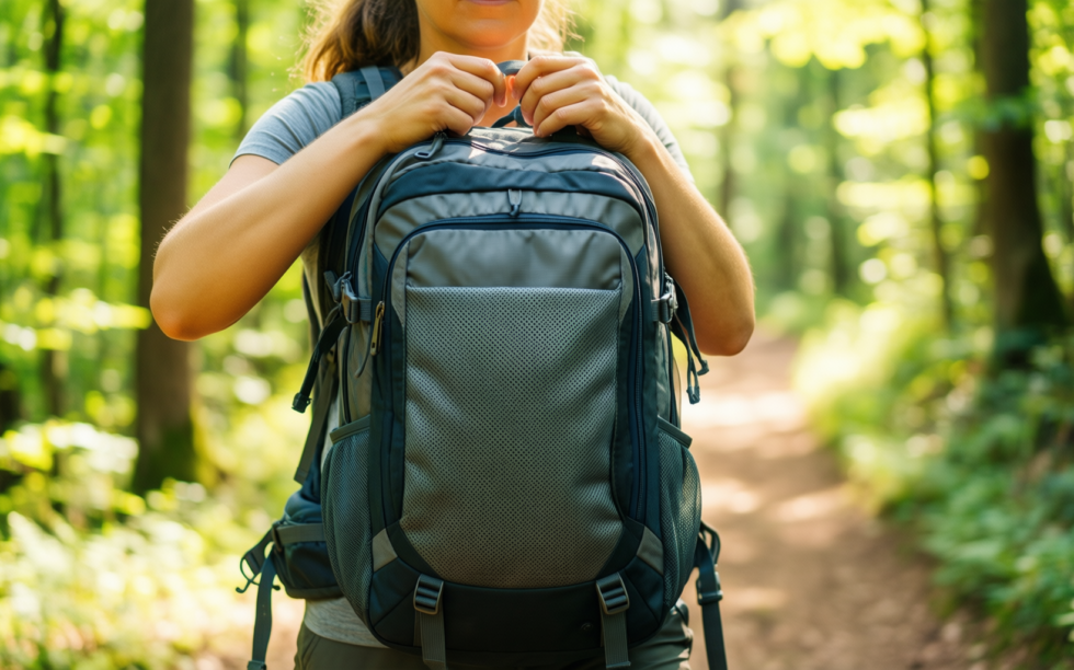 osprey sirrus women's backpack 24l — illustrative AI-generated lifestyle image