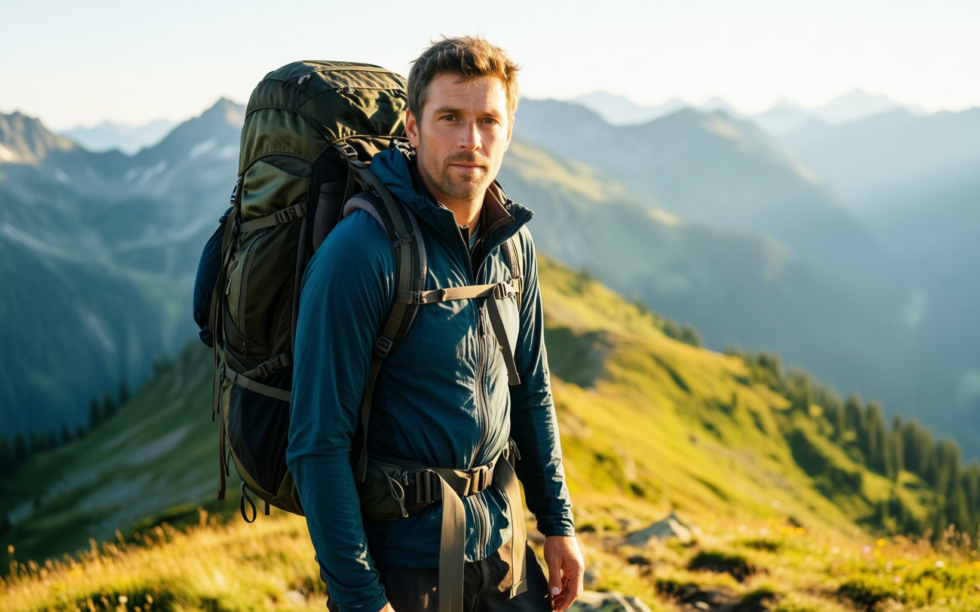 mountaintop 80l hiking rucksack review — illustrative AI-generated lifestyle image